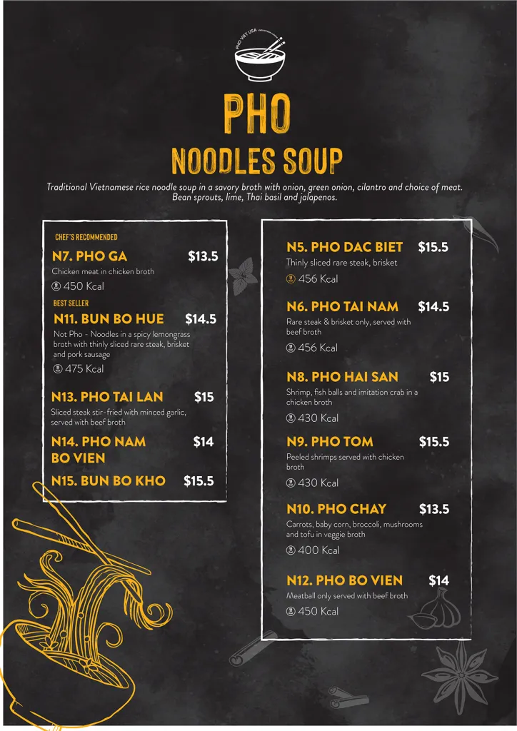 Thiết kế MENU 25