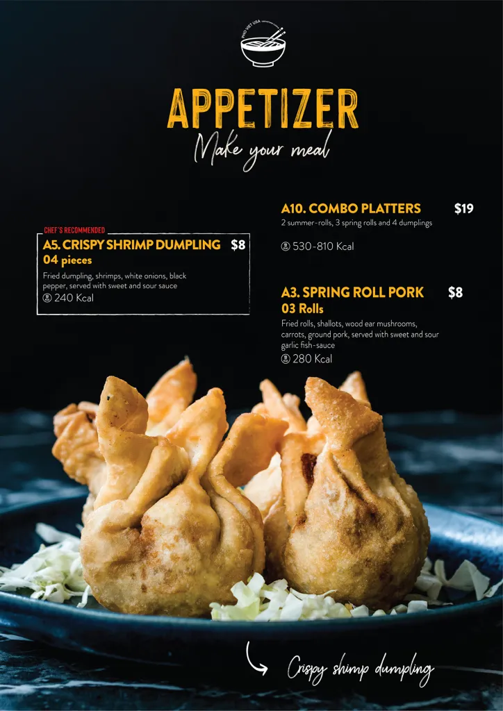 Thiết kế MENU 5